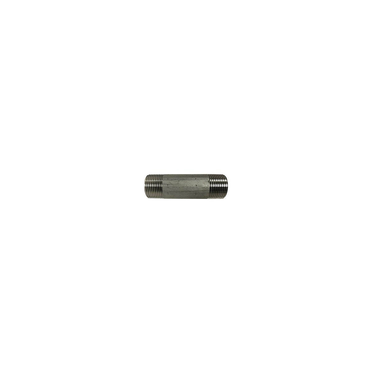 60105 304 Stainless Steel Nipple, 1" x 4"