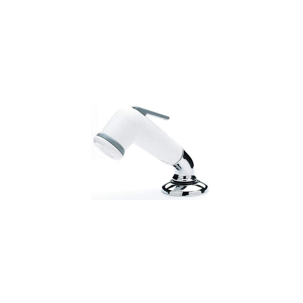 Scandvik 10191 White Standard Elbow Sprayer With 6' White Nylon Hose