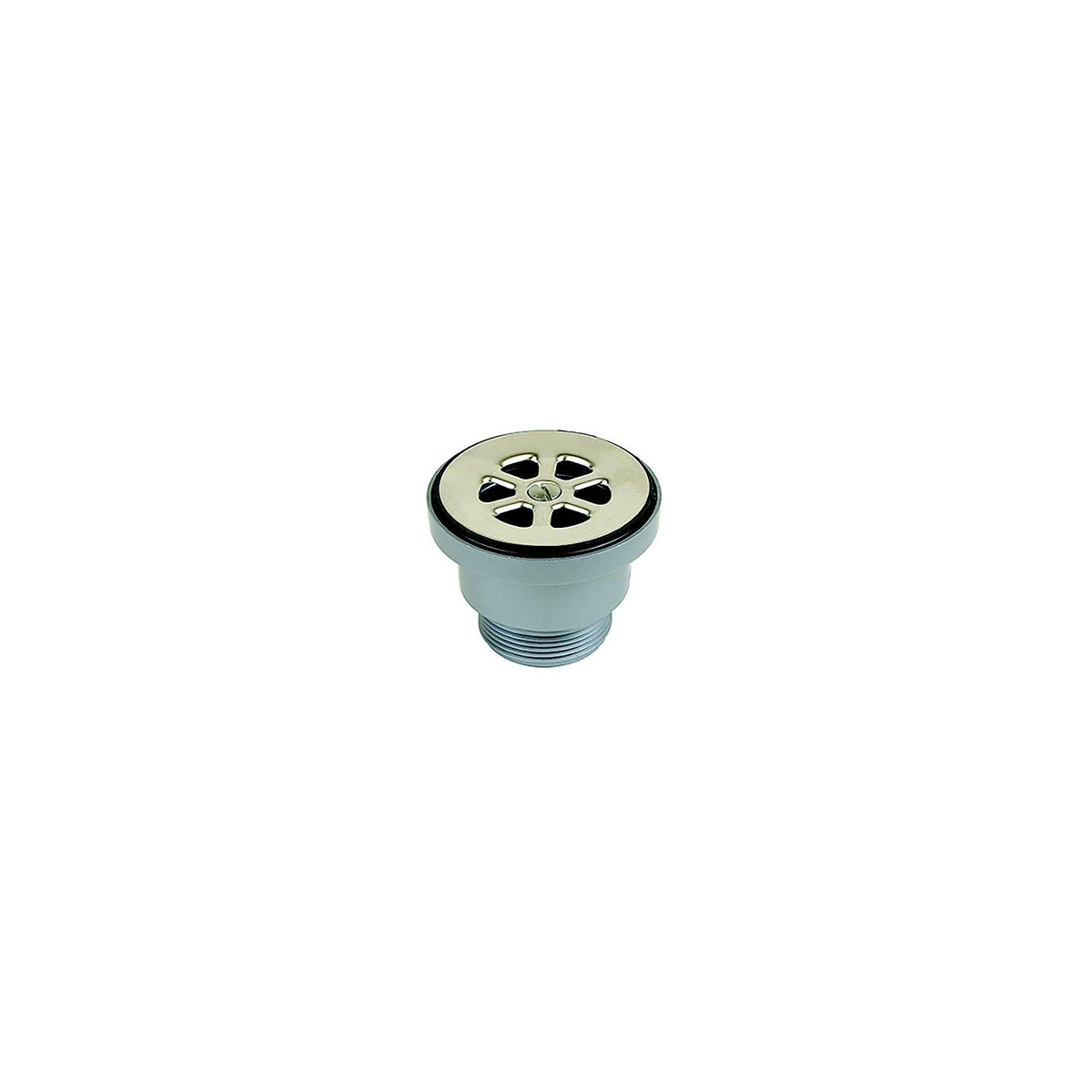 Scandvik 10352 Cockpit or Shower Drain Fits 2-1/16" Drain Hole, 1-1/2" Threaded Outlet