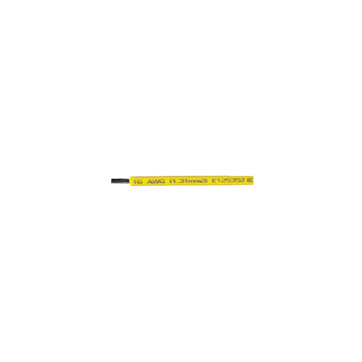 Cobra Wire A1016T04100FT Primary Tinned Copper Wire, 16 AWG, 100', Yellow