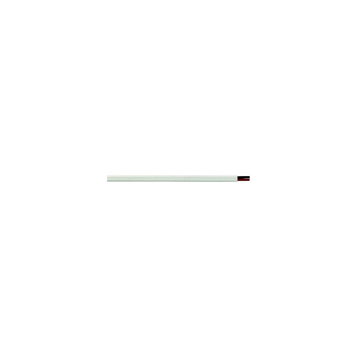 Cobra Wire B7W16T21100FT Tinned Copper Flat Duplex Wire, 16/2, 100', White