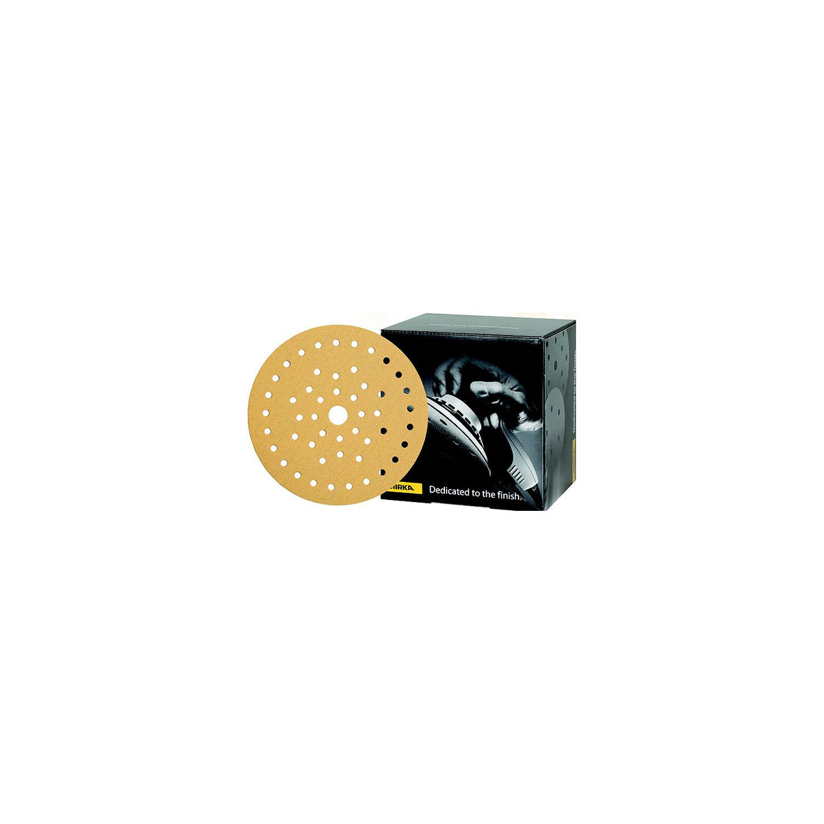 Mirka 235MF080 Gold Multifit Dust Free Discs, 5", P80, 50/pk