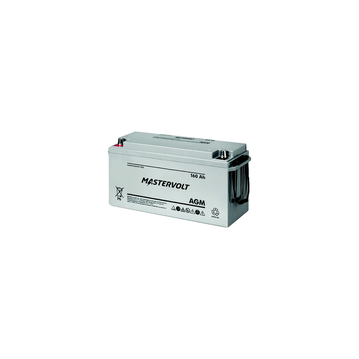 Mastervolt 62001600 12V AGM Battery, Group 4D