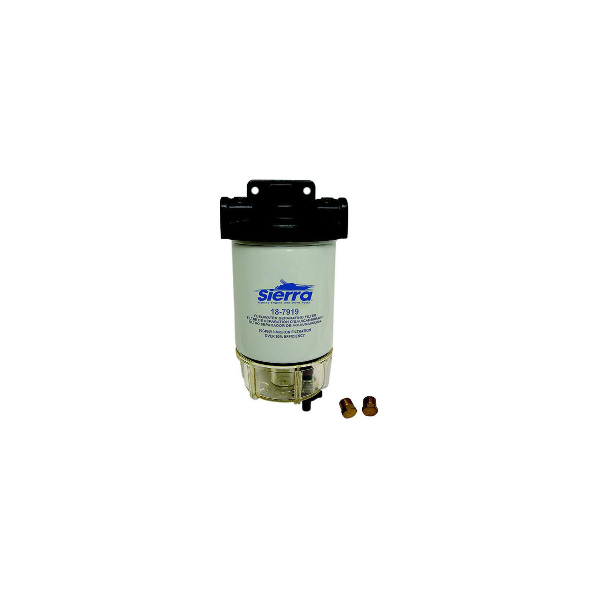 Sierra 79371 Fuel/Water Separator Kit W/Collection Bowl