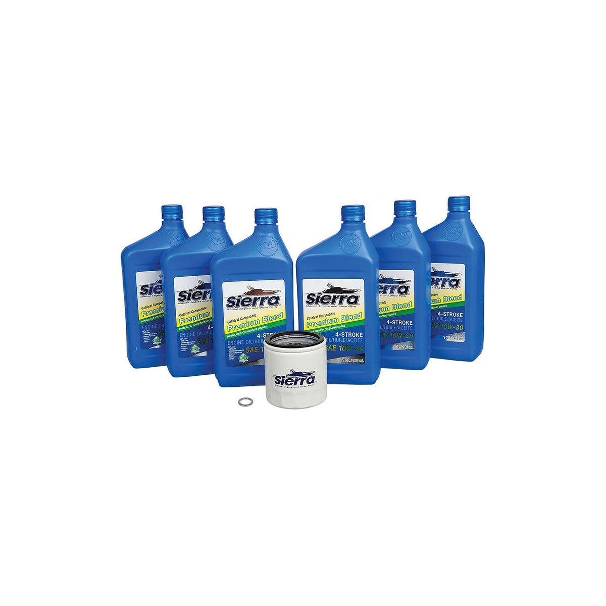 Sierra 9393 Yamaha 4 Stroke Oil Change Kit, Replaces Yamaha LUB-MRNLG-KT-10