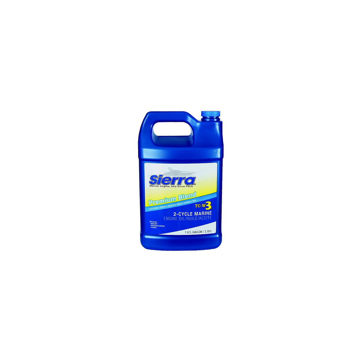 Sierra 95003 Blue Premium TC-W3 2 Cycle Engine Oil, Gal