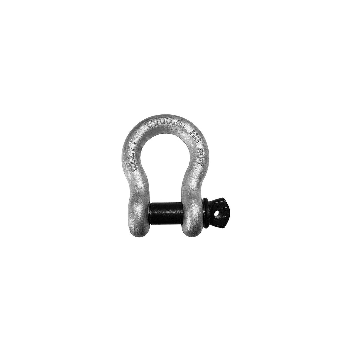 High Strength Galvanized Bow Shackle, 7/8"
