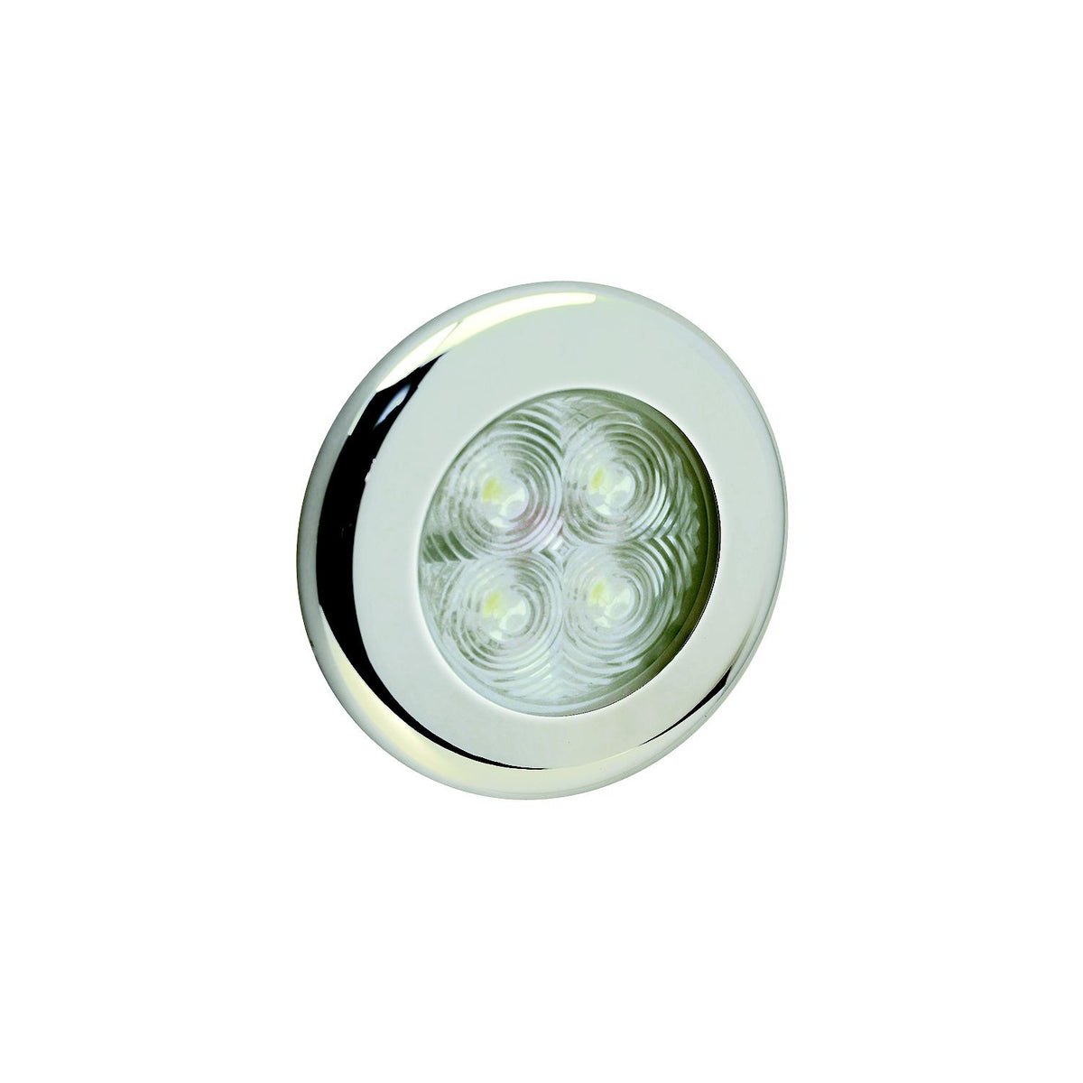 Seachoice LED Interior Courtesy Light With Both Chrome and White Bezels