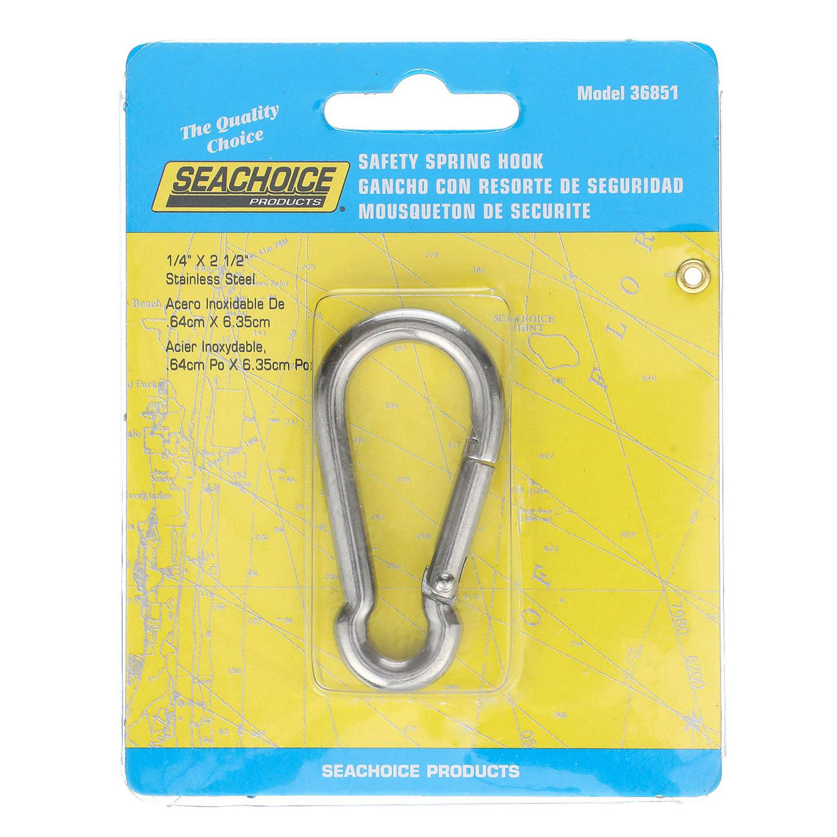 Seachoice Stainless Steel Safety Spring Hook