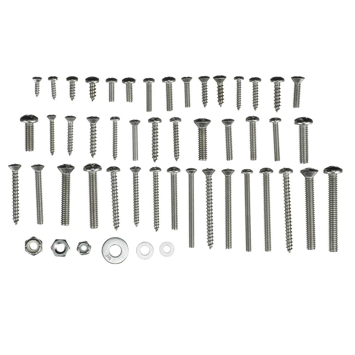 Seachoice Stainless Steel Tapping And Machine Screw Kit - 750 Piece