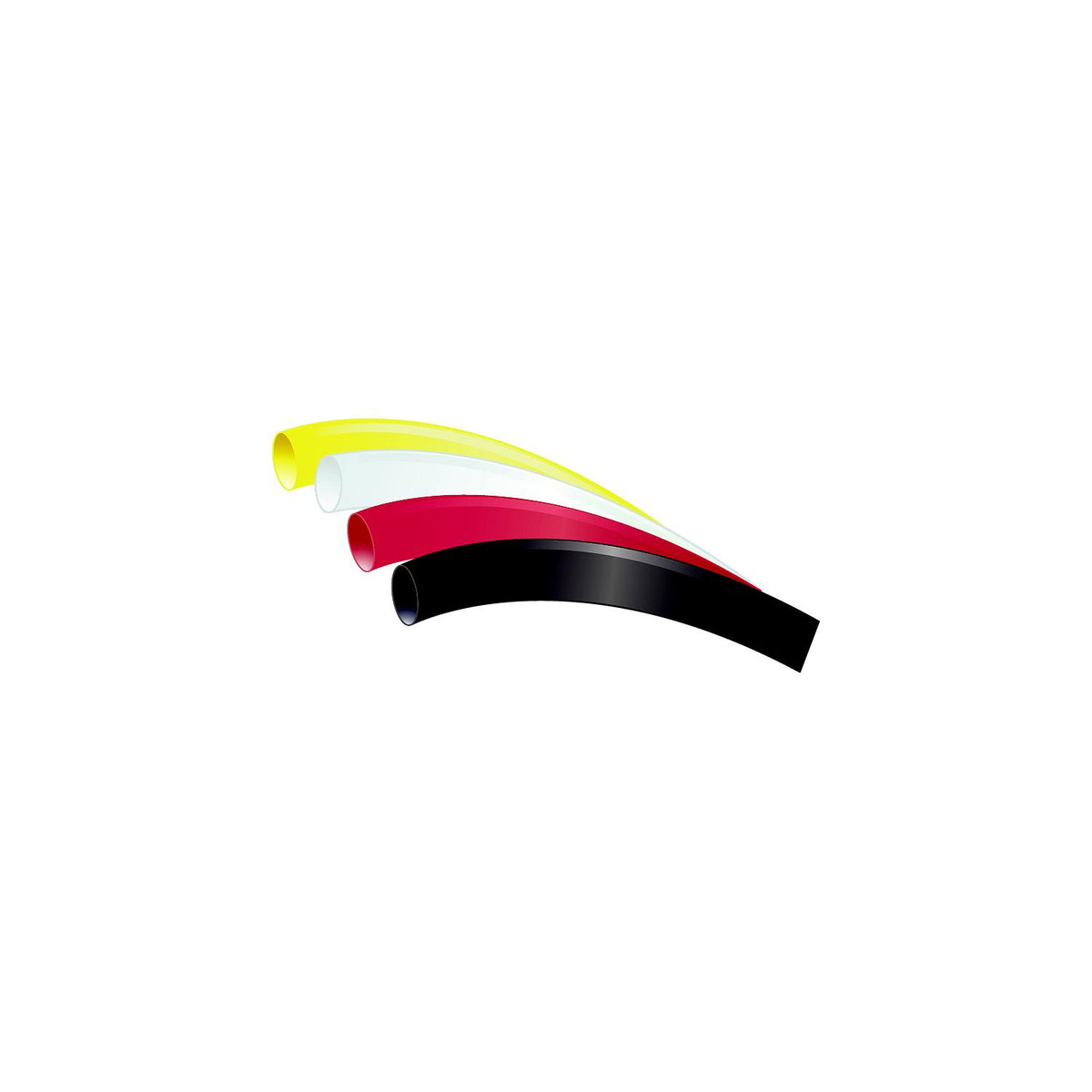 Seachoice 3-To-1 Heat Shrink Tubing With Sealant, Black With Assorted Sizes 1/8" to 1/2" x 3" (5 Per Pack)