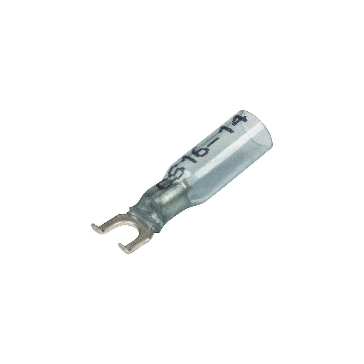 Seachoice 64056 3-To-1 Heat Shrink Spade Terminal - 16-14 Ga., #8 Stud, 25/Bag