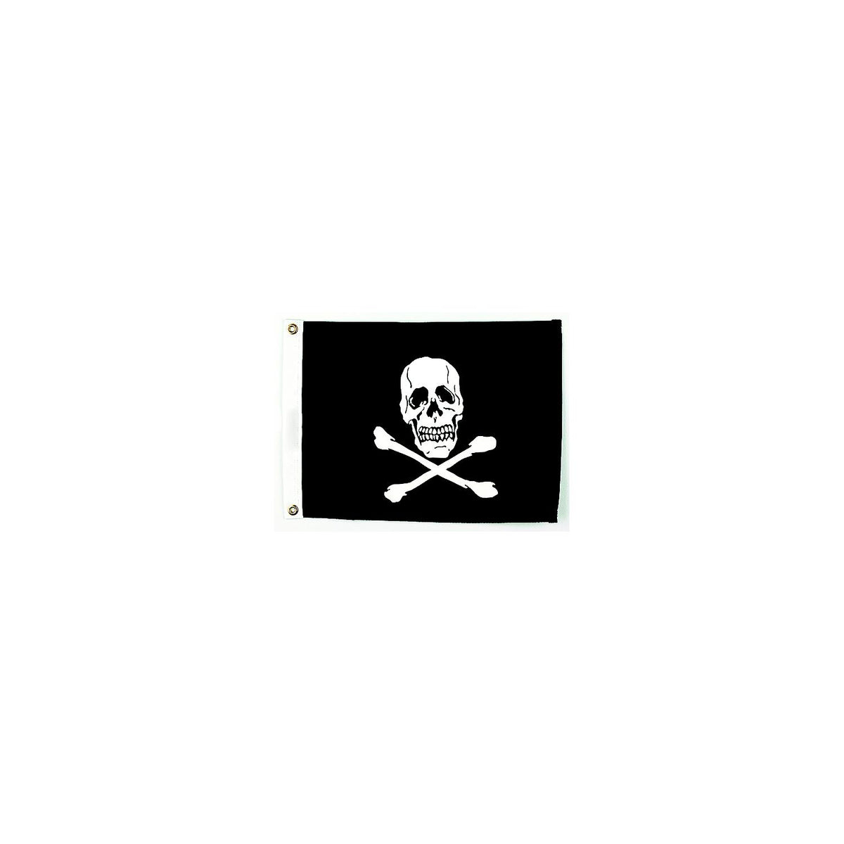 Seachoice 78251 12" x 18" Nylon Print Dyed Jolly Roger Flag