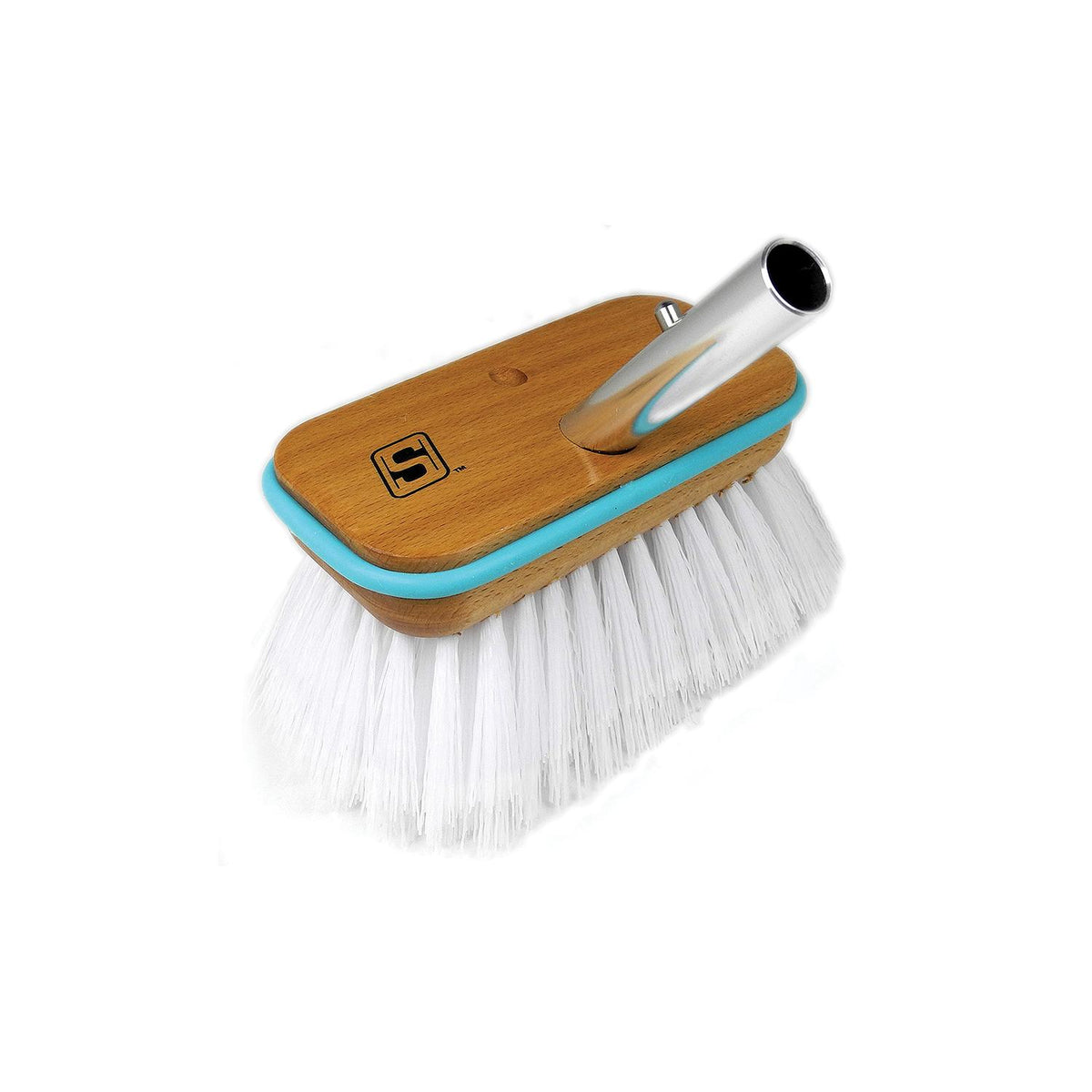 Seachoice 90556 Deck Brush with Bumper - Wood
6", Stiff (White Poly)