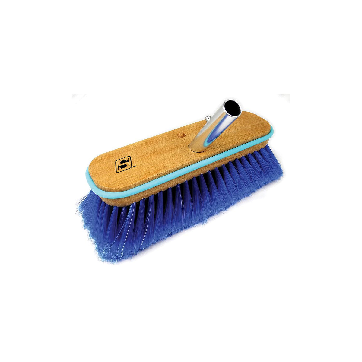 Seachoice 90561 Deck Brush with Bumper - Wood
10", Extra Soft (Blue Poly)