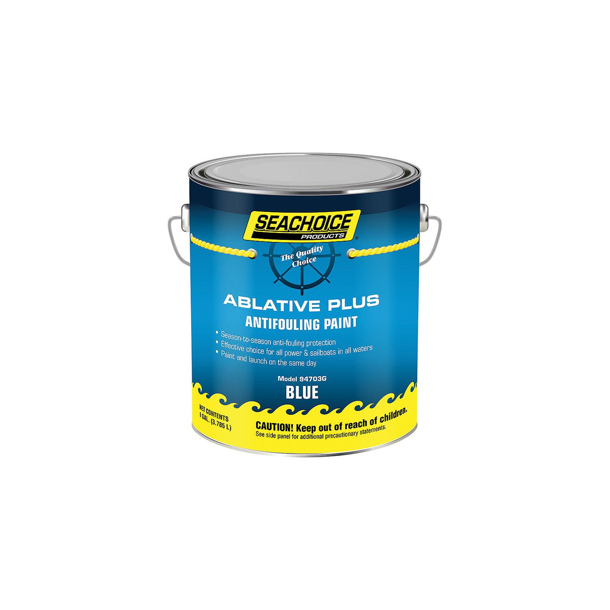 Seachoice 94703G Ablative Plus Premium Antifouling Paint, Blue, 1 Gallon