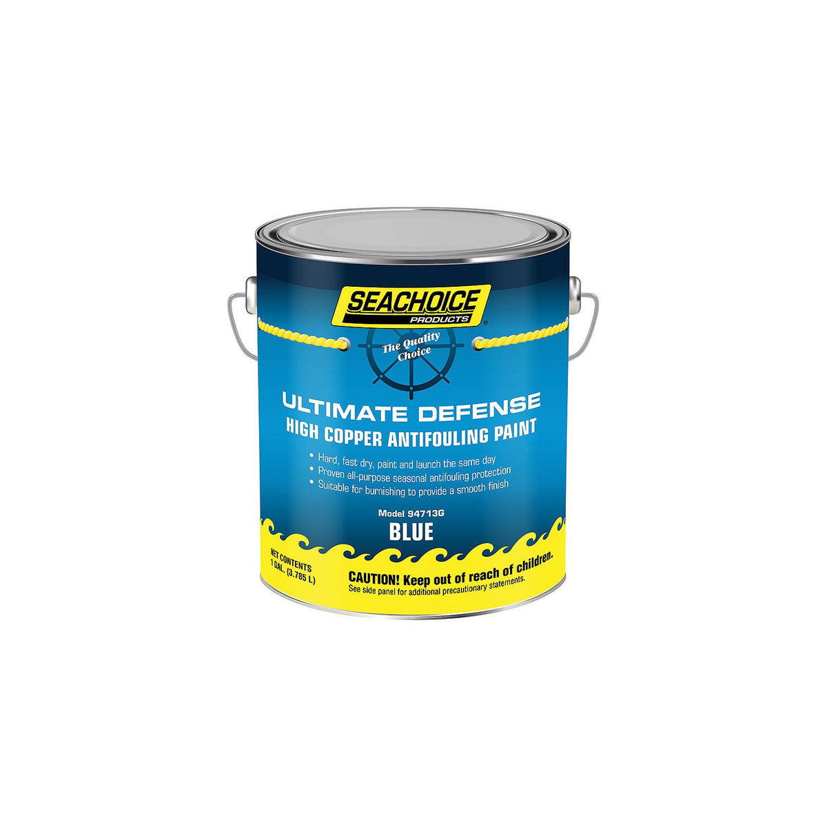 Seachoice 94713G Ultimate Defense High-Copper Antifouling Paint, Blue, 1 Gallon
