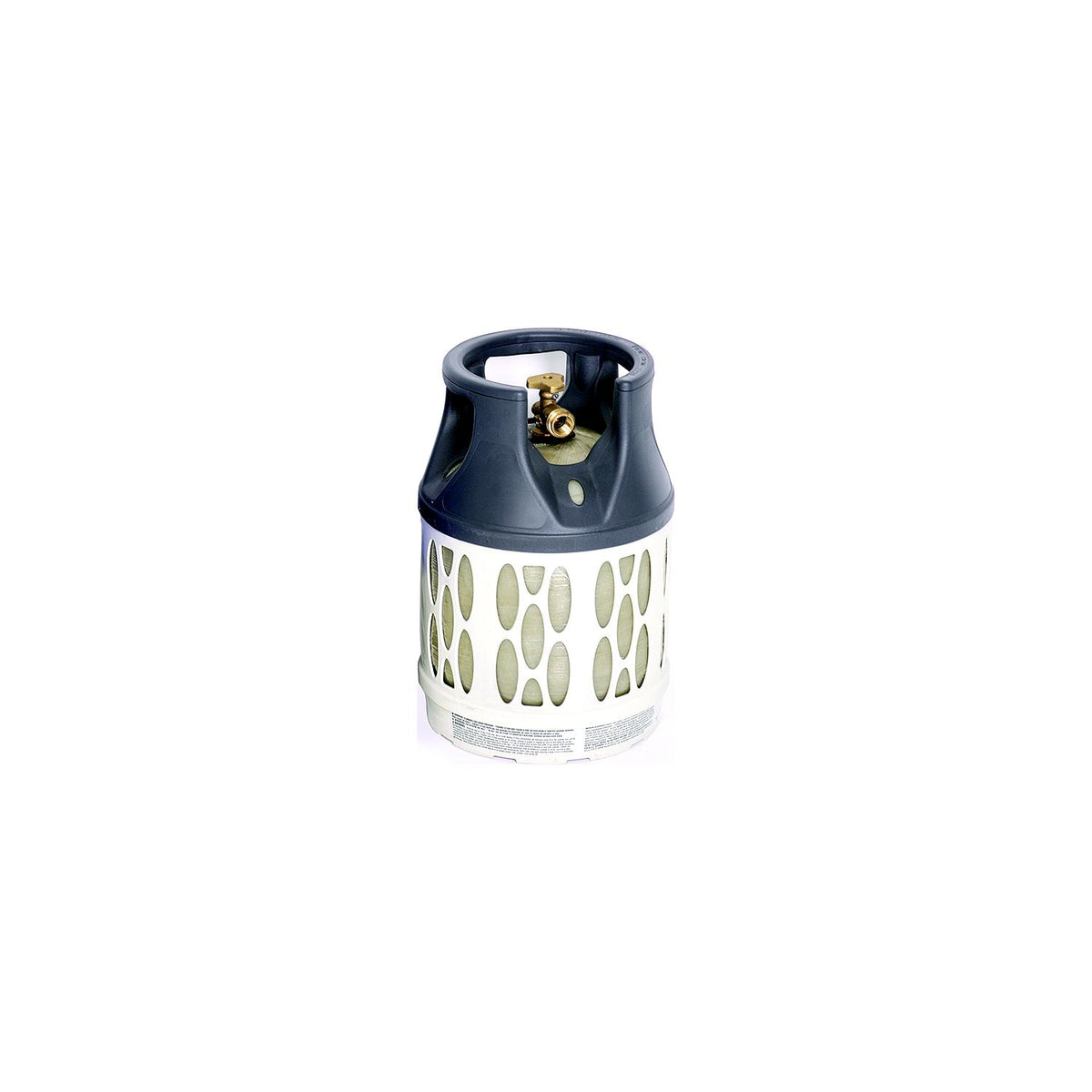 Trident 1420-0011 Marine/RV 11 lb Transparent Composite Propane Cylinder
