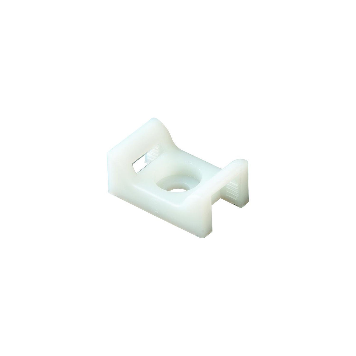 Ancor Cable Tie Screw Mounts, Natural, 100/pk