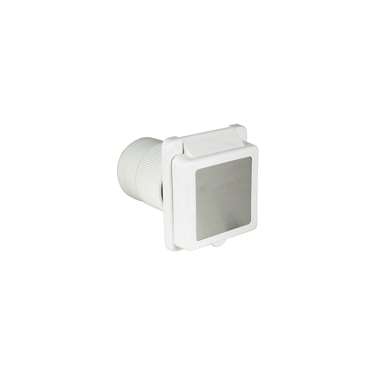 Marinco 50 Amp 125V Power Inlet With Stainless Steel Trim