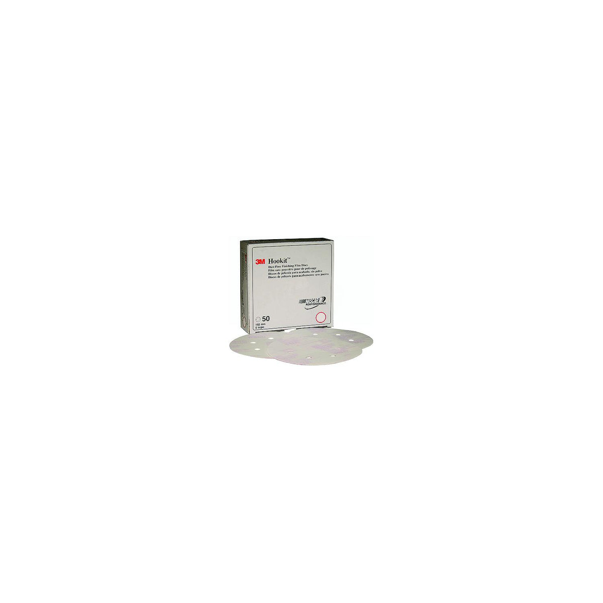 6" P1200 Hookit Dust Free Finishing Film Disc