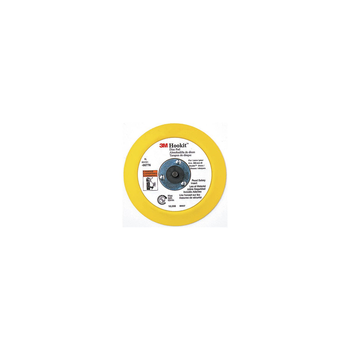 6" Hookit  Disc Pad