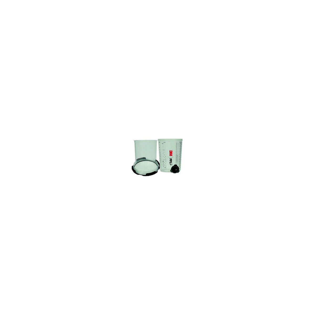 3M 26112 PPS  Series 2.0 Spray Cup System, Midi (13.5oz, 400ml), 50/pk