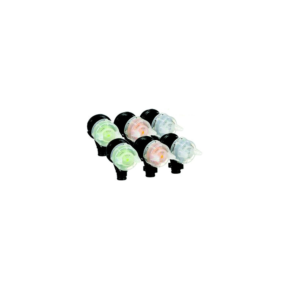 3M 26830 Performance Pressure HVLP Atomizing Head Refill Kit, Variety Kit, 6/pk