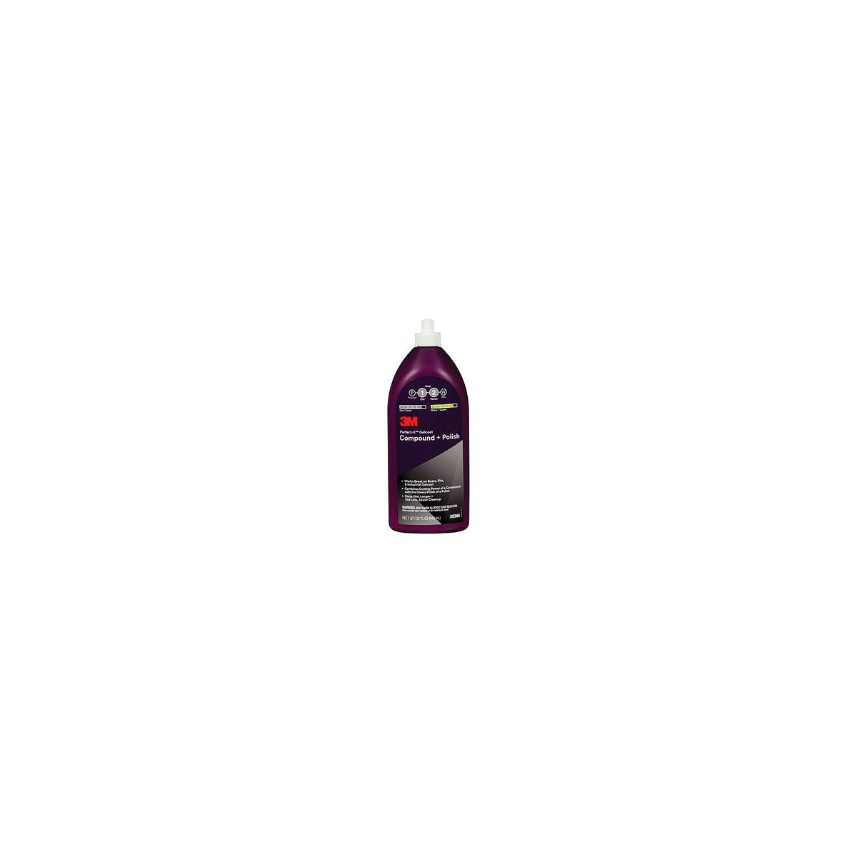 3M  30344 Perfect-It  Gelcoat Compound + Polish, Quart
