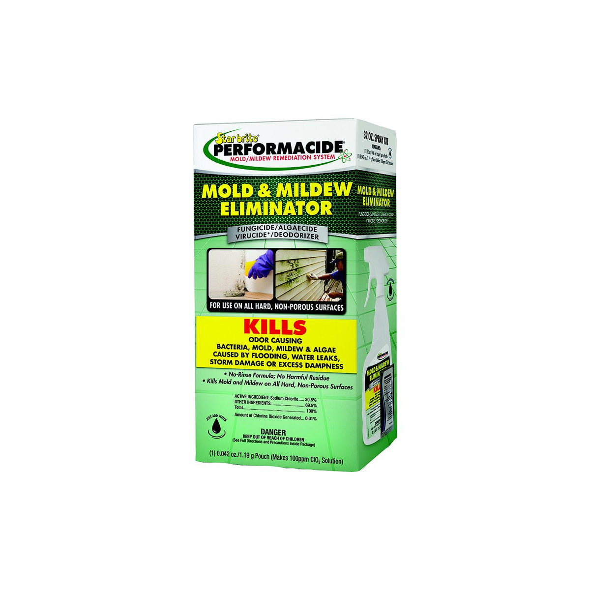 Starbrite Mold & Mildew Eliminator, Qt. Kit