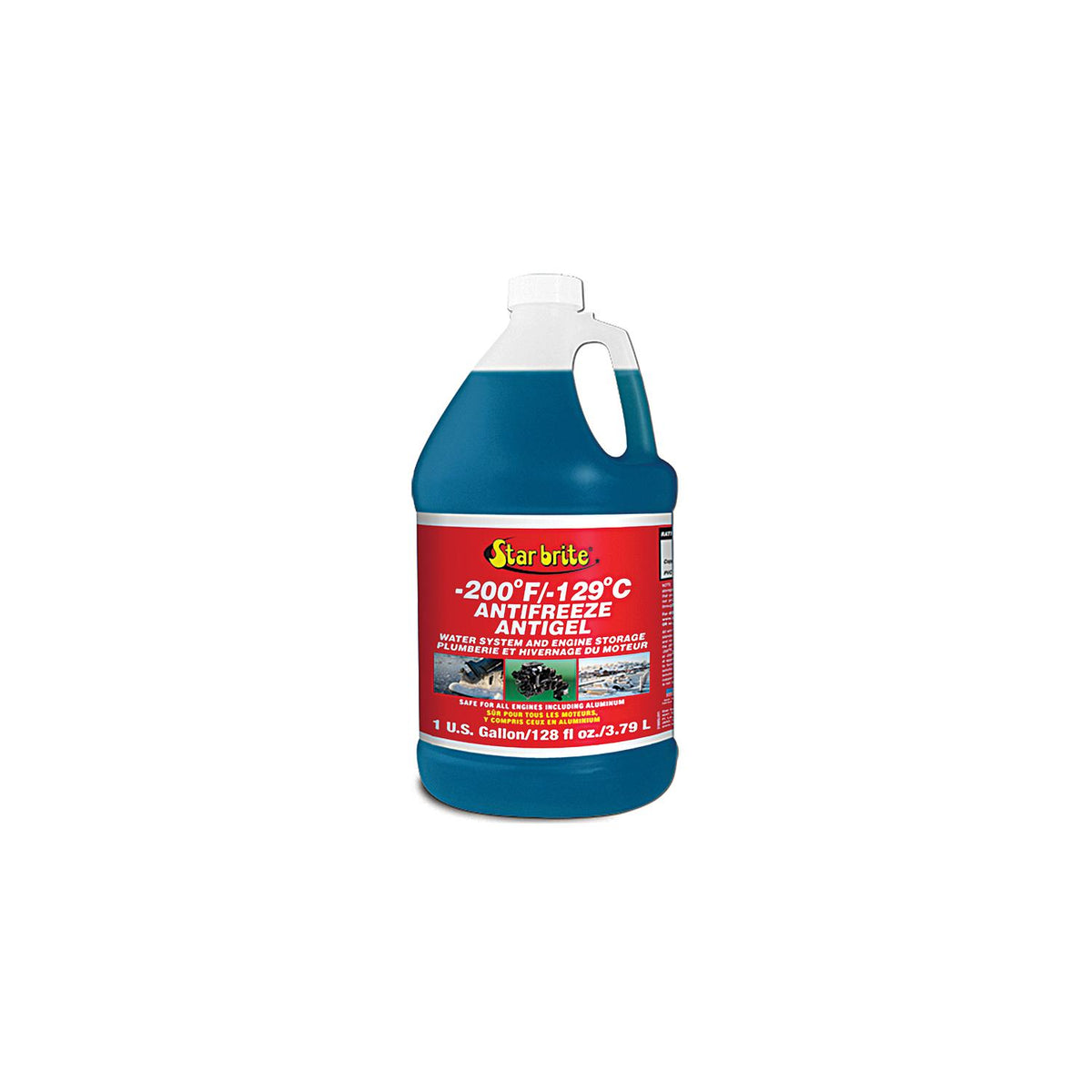 Starbrite 31600 -200  Non-Toxic Premium Antifreeze, Gal., Blue