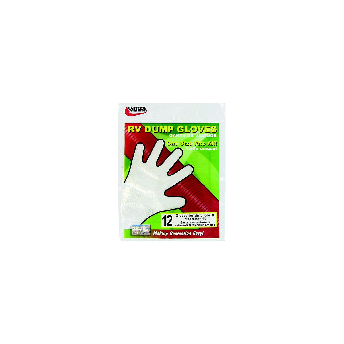 Valterra xxx RV Dump Gloves, 12/pk