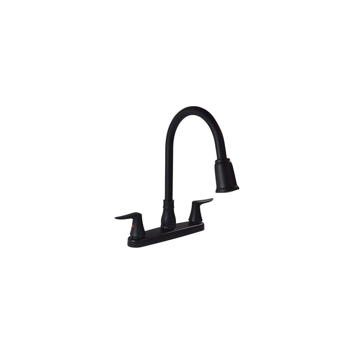 Valterra PF221703 Catalina  Two Handle Kitchen Faucet, Matte Black