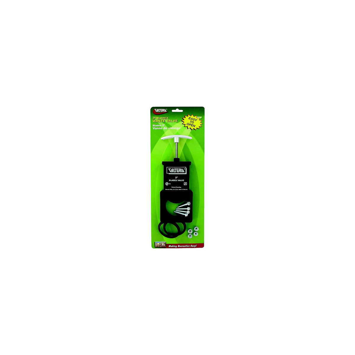 Valterra Bladex RV Waste Metal Handle Valve | Includes Hardware, 2"