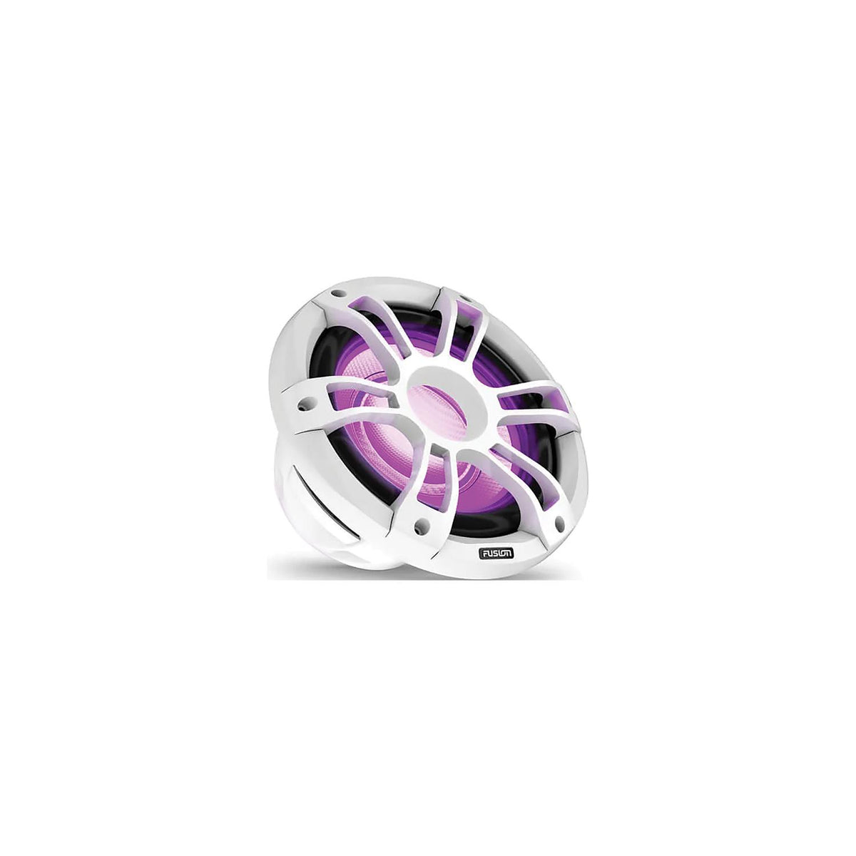 Fusion 0100277510 Signature LED Sport Series 3i Marine Subwoofer, 12", White w/White Grill
