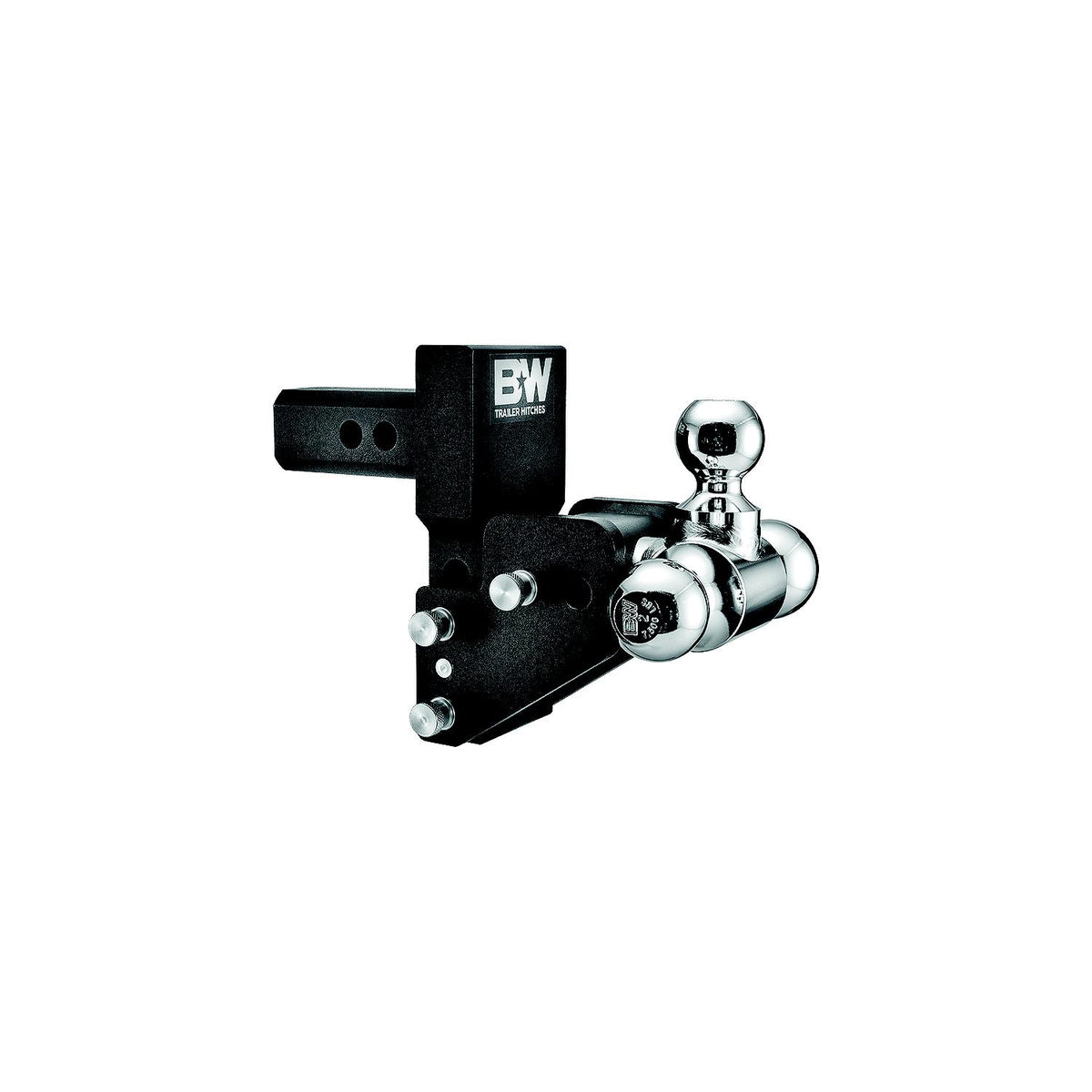 B&W TS10064BMP Multipro Tow & Stow  Tri Ball Receiver Hitch, Fits Any 2" Standard Receiver