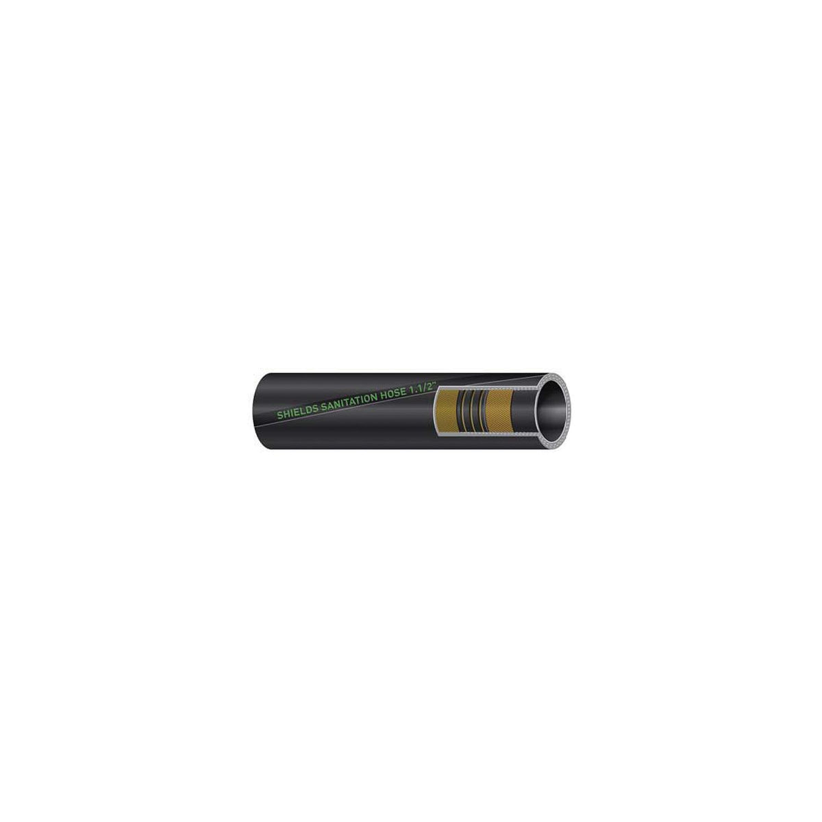 Shields Marine Premium Rubber Sanitation Series 101 Kink Resistant Flexible Hose  | 1-1/2" ID