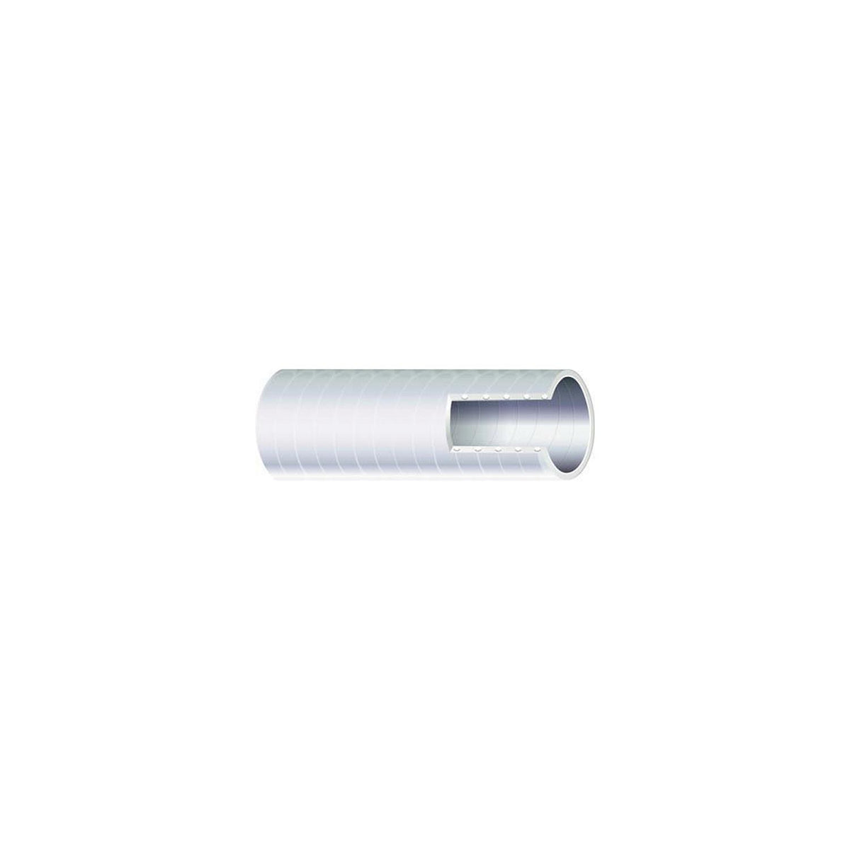 Shields Marine Extra Heavy Duty Series 148 White Vac 50' Hose