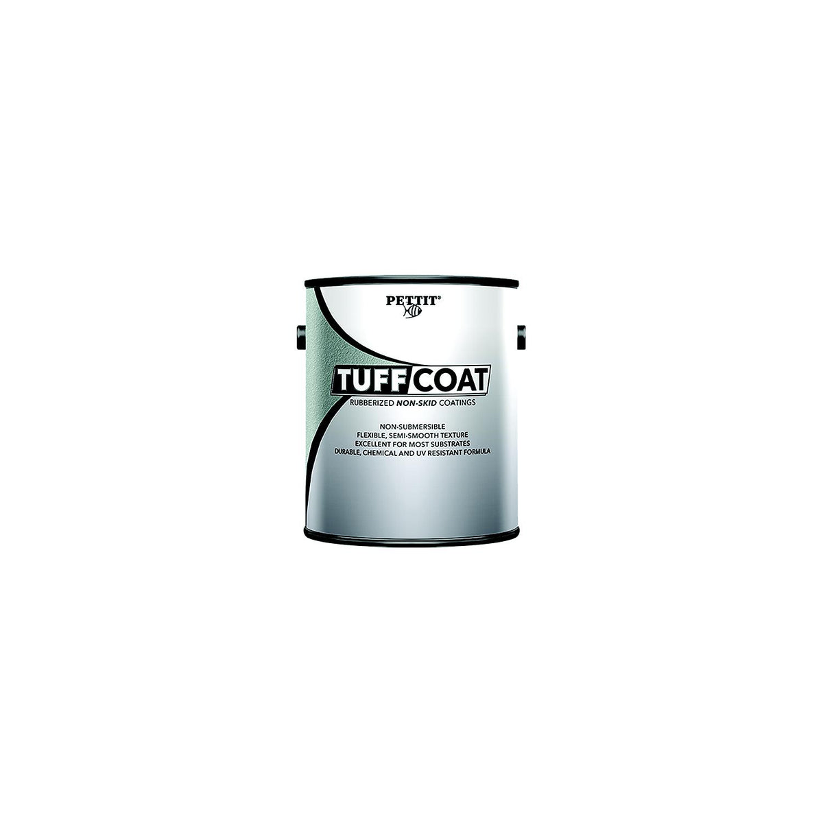 Pettit 3712TCSS5G Tuff Coat  Rubberized Non-Skid Coating, Semi-Smooth Texture - Non Submersible, Light Gray Gal.