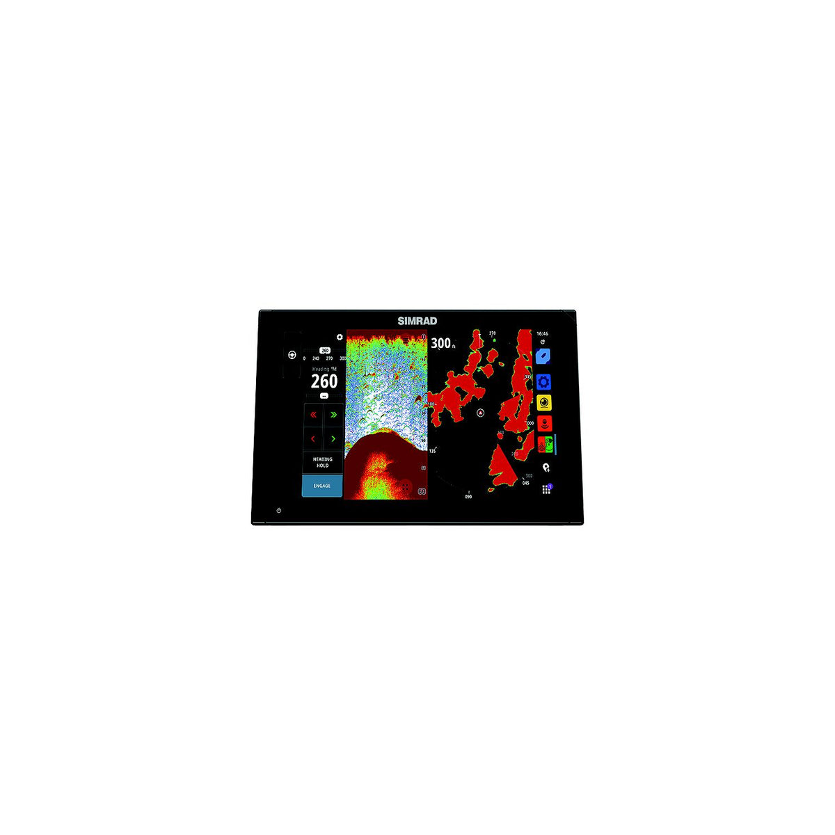 Simrad 00015367001 NSX  3012 Smart Chartplotter & Fishfinder, 12" w/Active Imaging