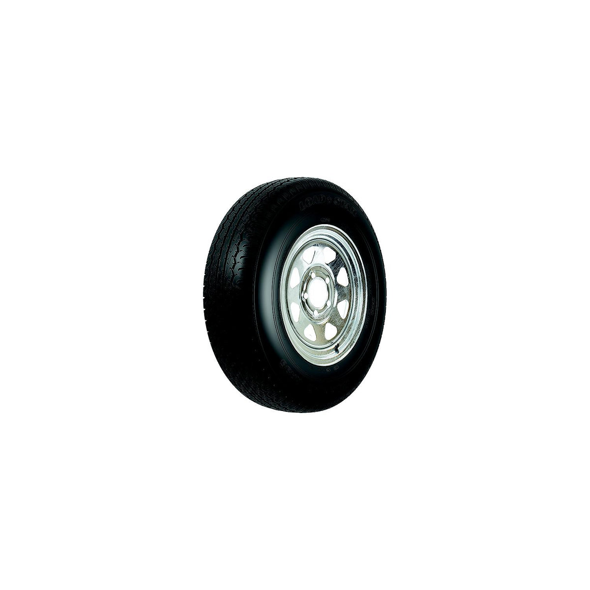 Loadstar Radial Tire and Wheel (Rim) Assembly ST215/75R-14 5 Hole C Ply