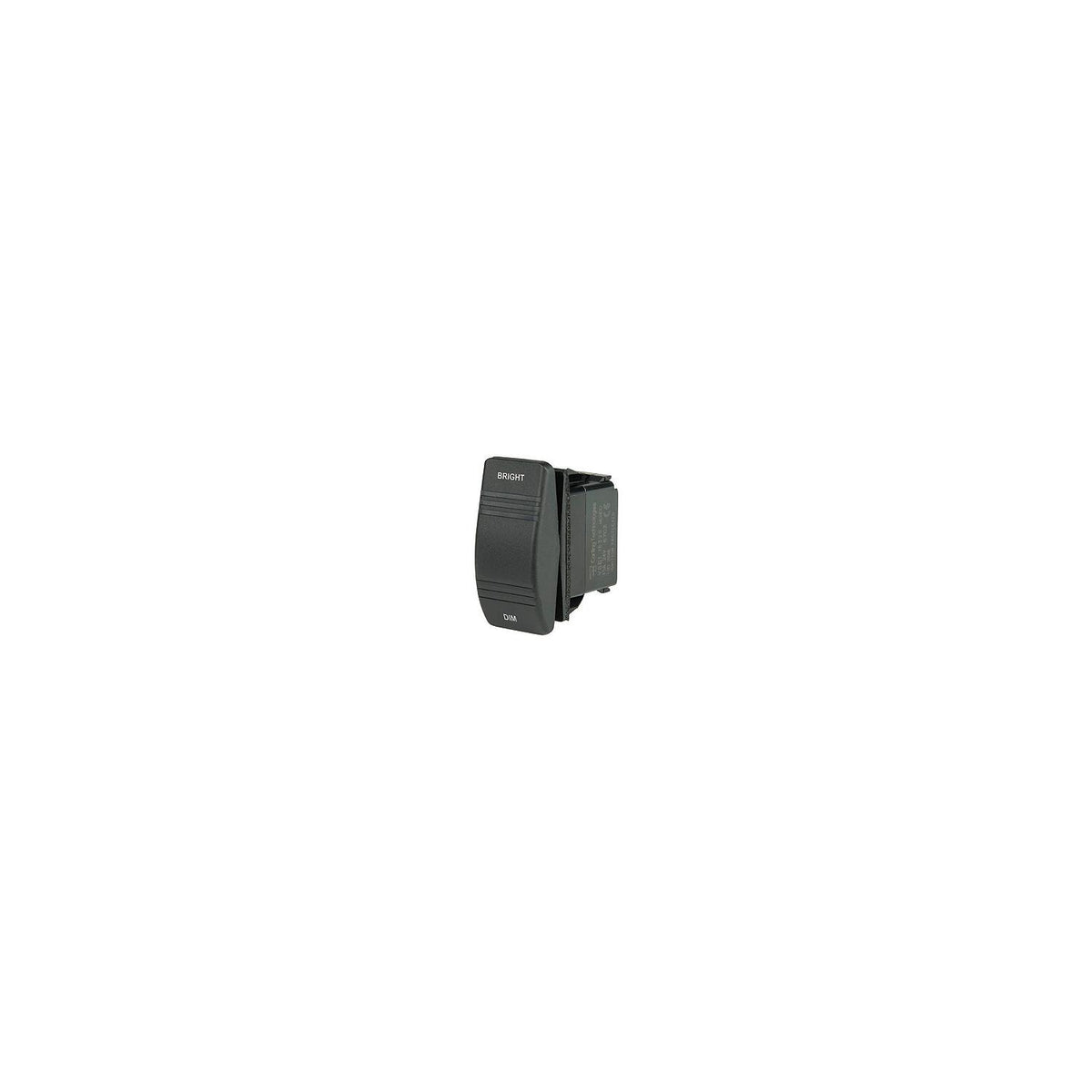 BEP 1001806 Weather Resistant Contura Dimmer Rocker Switch, (On)-Off (On), SPDT, 1/4" Blade Terminals