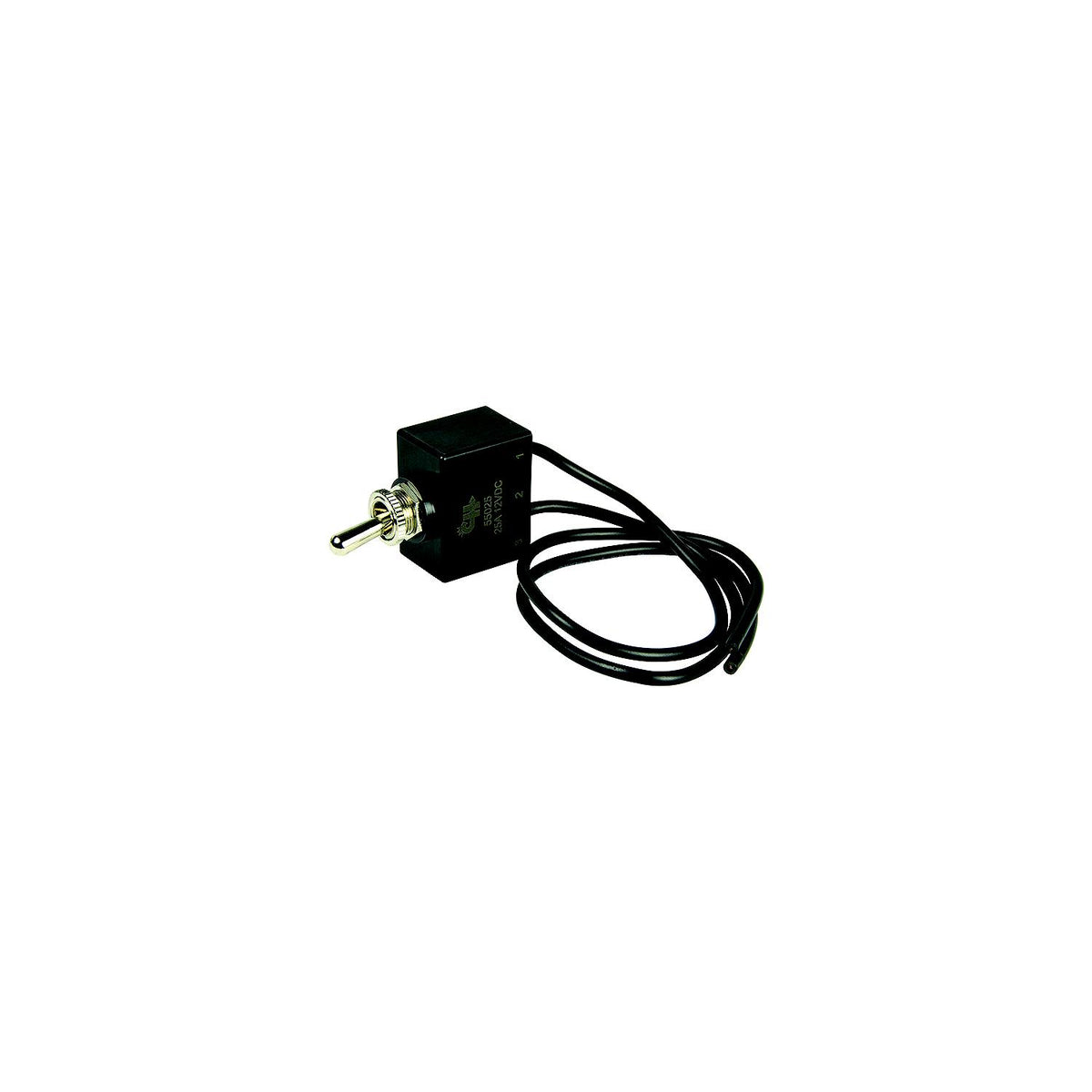 BEP 1002009 Sealed Toggle Switch, (On)-Off-(On), SPDT, 10" Wire Leads
