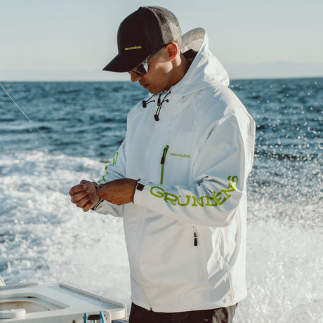 Grundens Tourney Jacket Skyrocket Grey