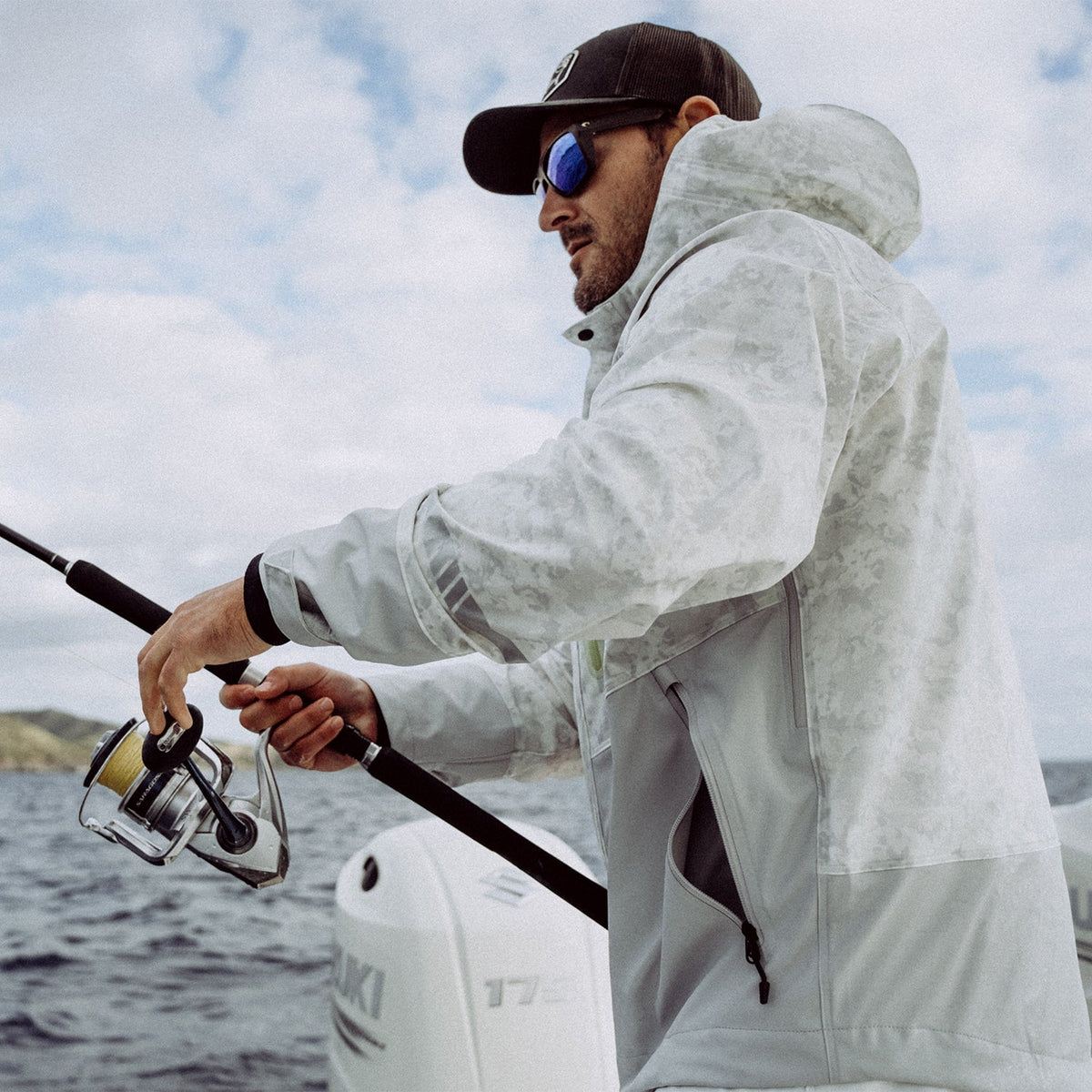 Grundens Tourney Jacket Squall Camo
