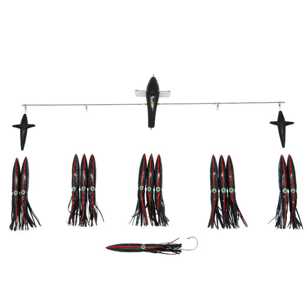 Carlson Offshore 36″ Splash Bar w/9″ Fuku Squid
