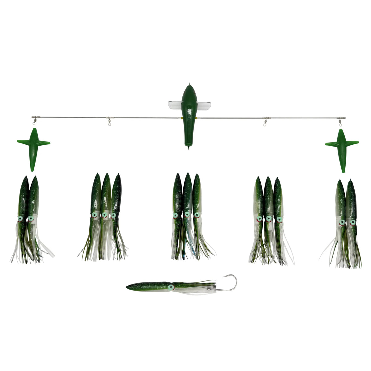 Carlson Offshore 36″ Splash Bar w/9″ Fuku Squid