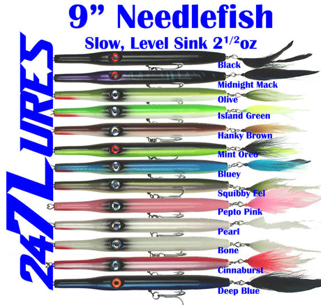 24/7 Needle Fish 9" Slow Sink