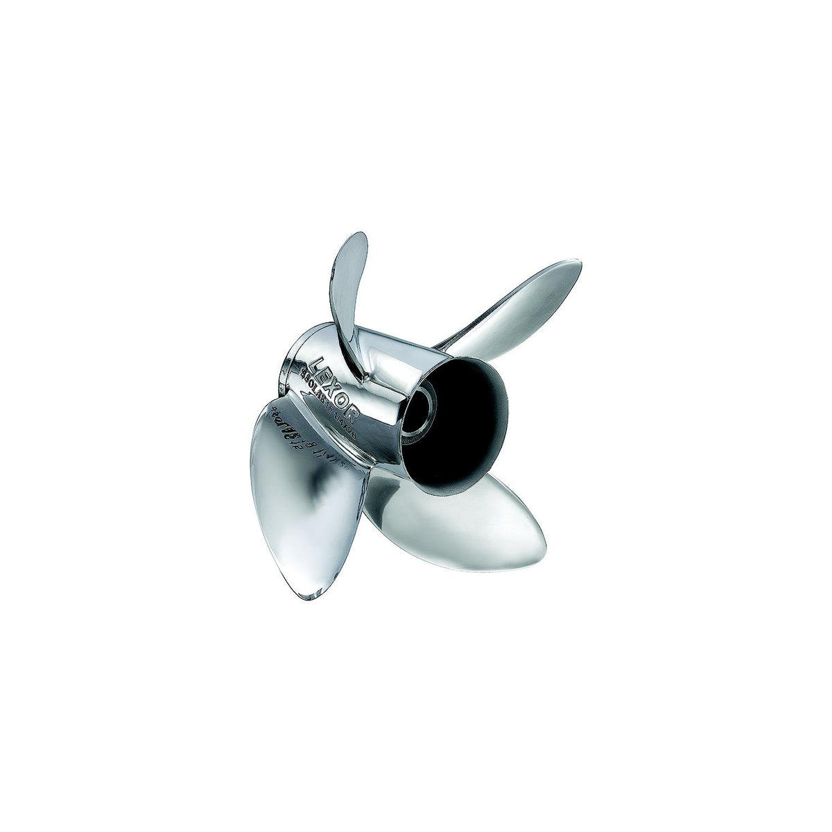 Solas 9573-153-20 Rubex L4 Stainless Steel Interchangeable Hub 4-Blade Propeller