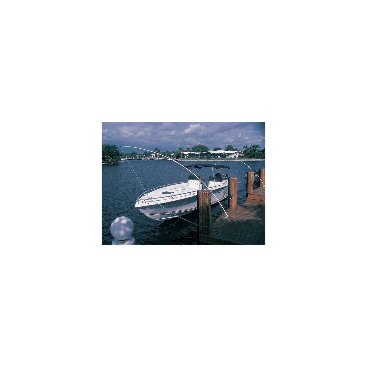 Taylor Standard Mooring Whips With Fixed 60 Angle Base (Sold in Pairs) For Boats Up to 29'-33'